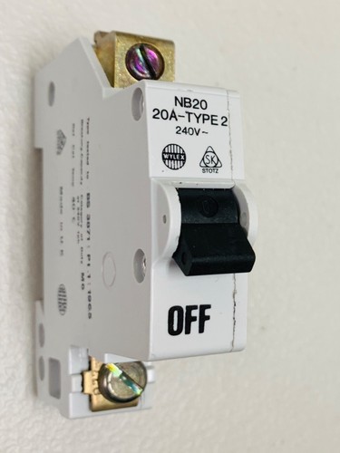 Wylex 20a type single - 20a,