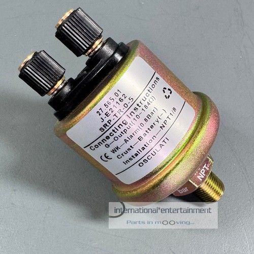 Oil pressure sensor bar - pressure,