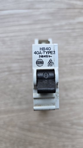 Wylex hb40 40a type - 2, m9